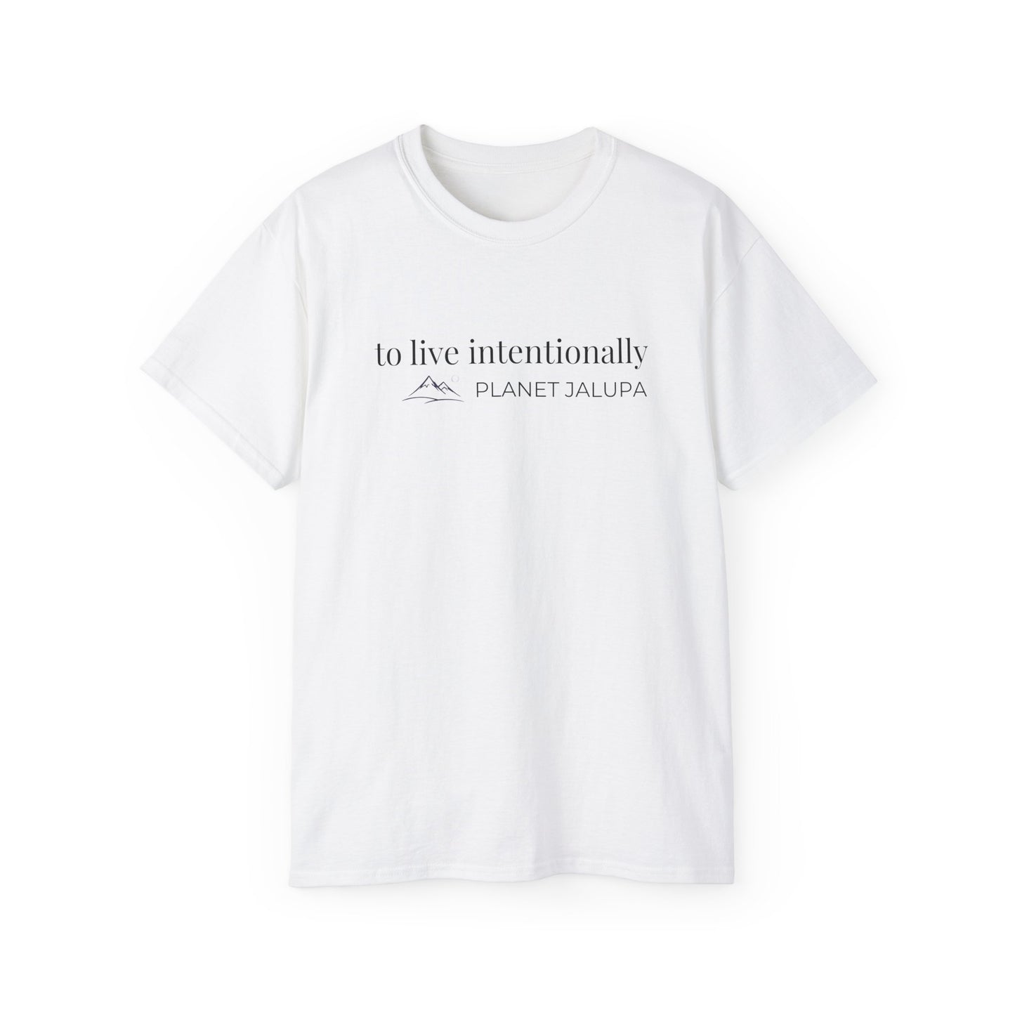 To Live Intentionally ~ Minimal Inspirational T-Shirt
